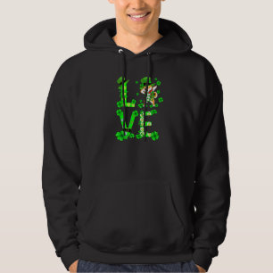 Veste À Capuche Amour Shamrock Funny St Patrick S Day Shiba Inu