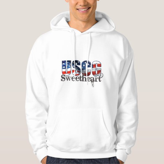 Veste À Capuche Amoureux d'USCG (Devant)