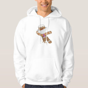 Veste À Capuche Amusant Bit Lui-Même Gingerbread Homme