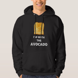Veste À Capuche Amusant Je suis avec le costume d'Halloween toast