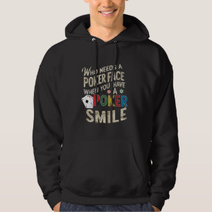 Veste À Capuche Amusant Jeu Poker Joueur Casino Jeu Poker Smil