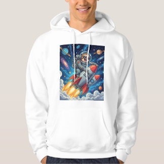 Veste À Capuche Amusant Space Adventure Tee pour Dreamers et Anima