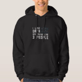 Veste À Capuche Analyste de données I IlIke Software Engineer Data (Devant)