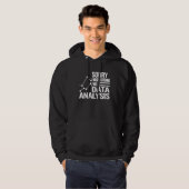 Veste À Capuche analyste de données science de données statistique (Devant entier)