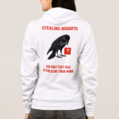 Veste À Capuche Analyste en intelligence d'affaires Custom Crow (Dos)
