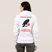 Veste À Capuche Analyste en intelligence d'affaires Custom Crow (Dos entier)