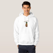 Veste À Capuche Ananas doux mais psychotique (Devant entier)