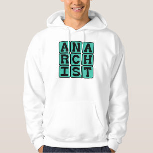 Veste À Capuche Anarchiste, soutenant l'anarchie