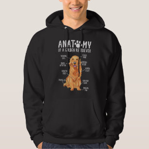 Veste À Capuche Anatomie d'un Golden Retriever Papa maman