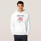 Veste À Capuche Anatomie D'Une Donut Douce Délicieuse Donut (Devant entier)