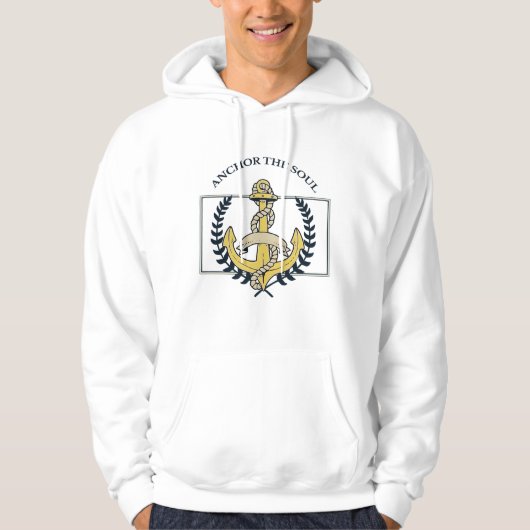 Veste À Capuche Ancrer l'âme (Devant)
