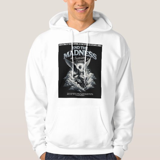VESTE À CAPUCHE ANGE DE L'APOCALYPSE (Devant)