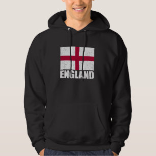 Veste À Capuche Angleterre Drapeau Grunge Souvenir Vintage Anglete