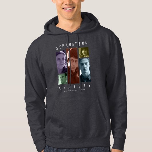 Veste À Capuche Angoisse de séparation - couleurs foncées (Devant)