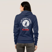 Veste À Capuche Animal cougar (Dos entier)