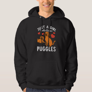 Veste À Capuche Animal  Girls Dog  Women Dog Owner Cute Puggle