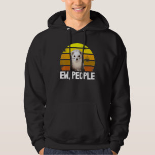 Veste À Capuche Animal Weasel Propriétaire De Ferret Dans Sarcasti