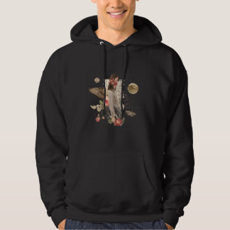 Veste À Capuche Anime Girl Gothique esthétique - Fleur foncée Rose