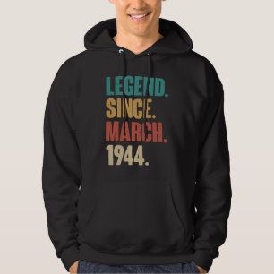 Veste À Capuche Anniversaire 79e Décoration Mars 79 ans Vieux Vint