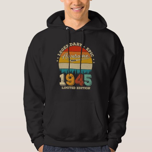 Veste À Capuche anniversaire de 70 ans 1955 merveilleux 70e annive (Devant)