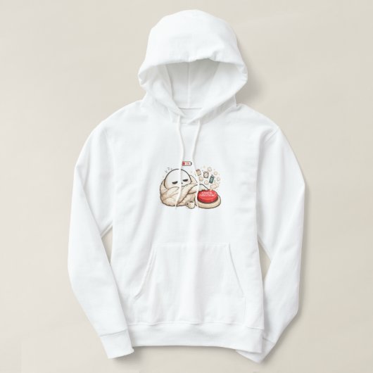 Veste À Capuche Annuler Tout 2% de batterie  (Design devant)