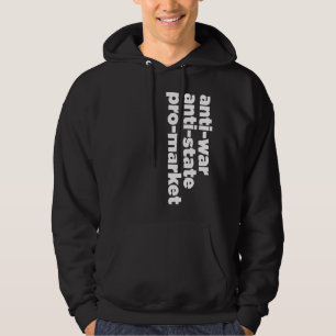 Veste À Capuche Anti-state, pacifiste, chemise de Pro-Market
