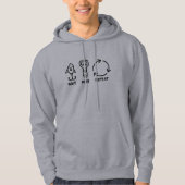 Veste À Capuche Appât. Bière. Répéter. Pêche drôle (Devant)