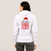 Veste À Capuche Appelez-Moi Simplement Nana Claus-56768 (Dos entier)