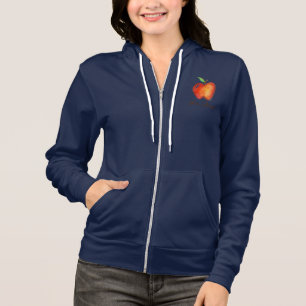 Veste À Capuche Apple pour l'école de cadeaux personnalisée de l'e