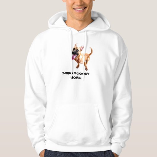 VESTE À CAPUCHE APPORTEZ SCOOBY À LA MAISON (Devant)
