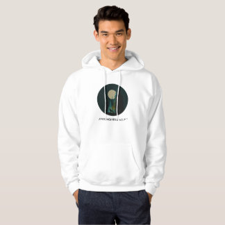 Veste À Capuche Approachable Wolf Hoodie by JHT: Approachable Wolf