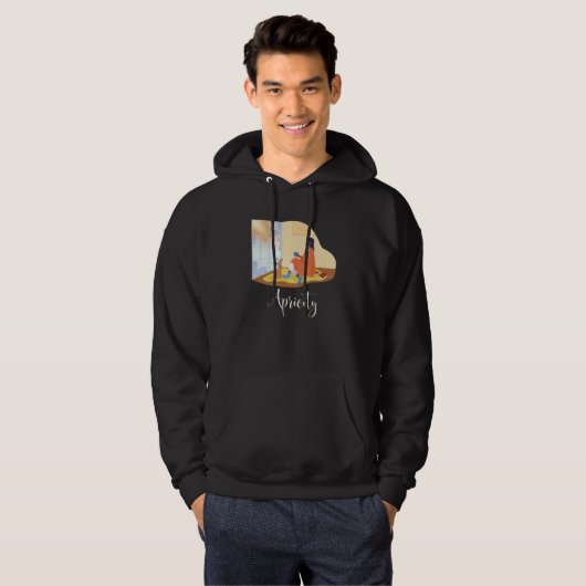 Veste À Capuche Apricity Cozy Winter Reading (Devant entier)