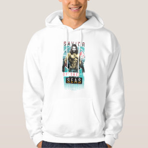 Veste À Capuche Aquaman "Sauveur Des Mers" Graphique Moderniste