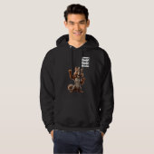 Veste À Capuche Arachide l'écureuil justice MAGA Noël (Devant entier)