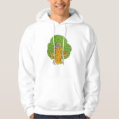Veste À Capuche Arbre avec des animaux de la forêt Nature mignonne (Devant)