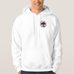 Veste À Capuche Arbre de déesse dans chaque direction sur rose