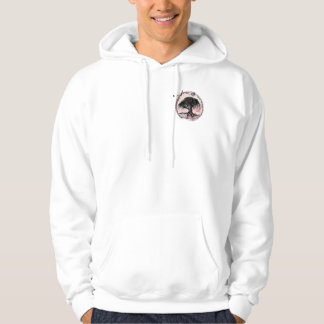 Veste À Capuche Arbre de déesse dans chaque direction sur rose