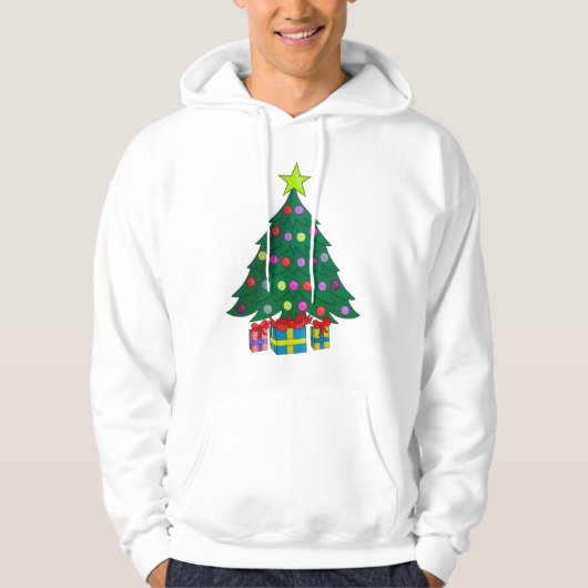 Veste À Capuche Arbre de Noël (Devant)