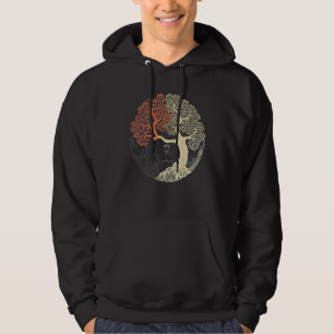 Veste À Capuche Arbre de vie Yin Yang Sacred Geometry Spirit Fashi