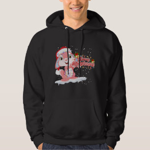 Veste À Capuche Arbre d'éclairage Noël Lapin Lapin Lapin Lapin Lap