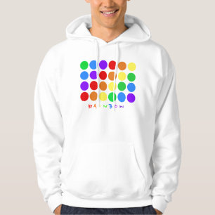 Veste À Capuche Arc-en-ciel pointillé