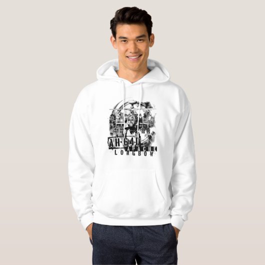 Veste À Capuche Arc long Apache AH-64D (Devant entier)