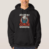 Veste À Capuche Archery Coach Grandma Coding Software Programming (Devant)