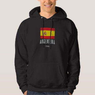 Veste À Capuche Argentona Espagne Es Drapeau Ville Bandera Ropa