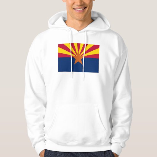 Veste À Capuche Arizona Drapeau : Réglage de Star Sun, État du cui (Devant)
