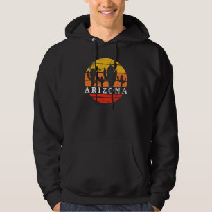 Veste À Capuche Arizona Tourist - Vintage Retro Cactus Cadeau
