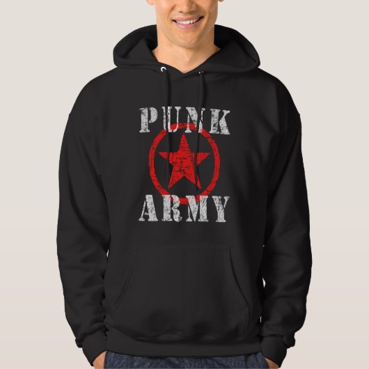 Veste À Capuche Armée punk (Devant)
