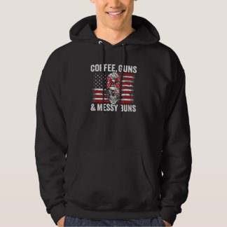 Veste À Capuche Armes à café et armes à feu Messy Pro Gun Femmes C