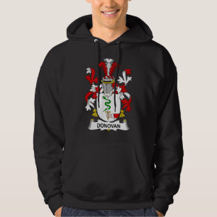 Veste À Capuche Armoiries de Donovan Famille Crest