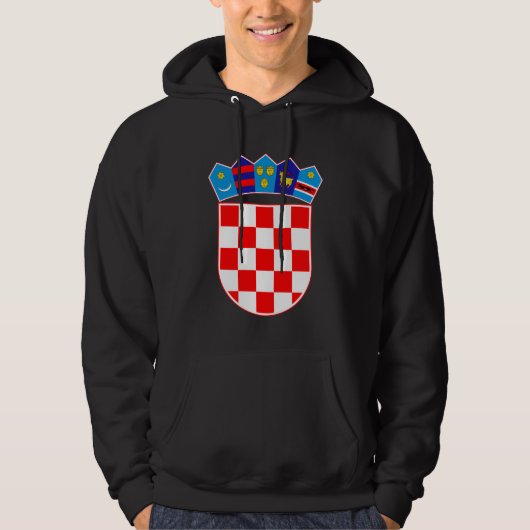 Veste À Capuche Armoiries de la Croatie (Devant)